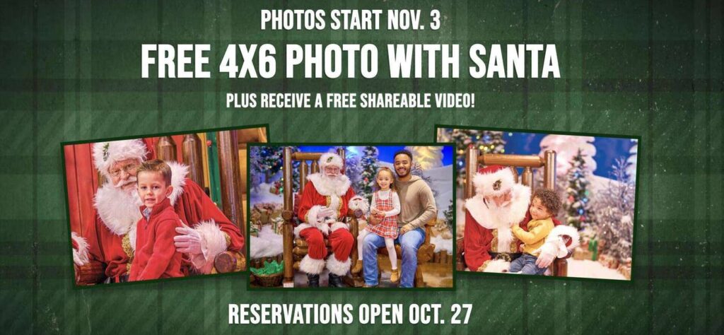 Free Santa’s Wonderland Event At Bass Pro Shops (Working In 2025)